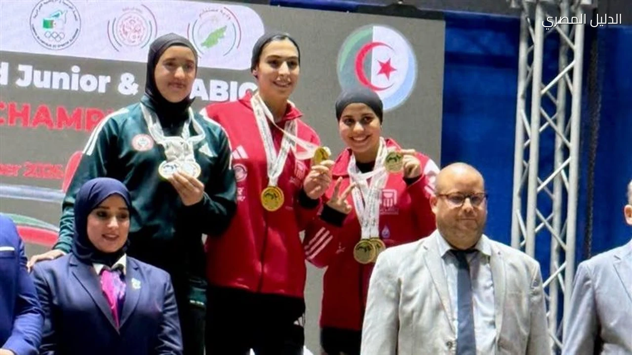 أميرة جامعة طنطا تحصد 3 ذهبيات و3 أرقام قياسية