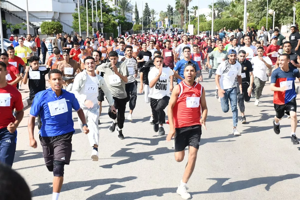 جانب من فاعليات الماراثون،فيتو