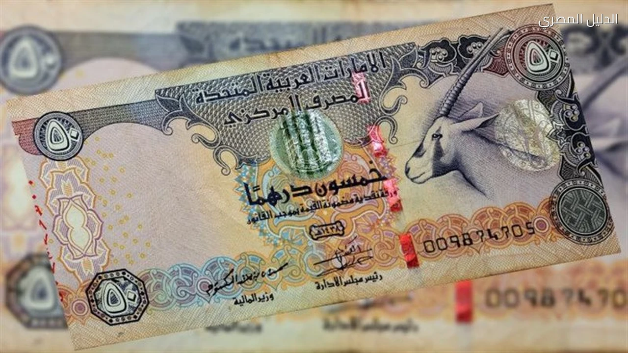 سعر الدرهم الإماراتي أمام الجنيه يستقر في البنوك المصرية