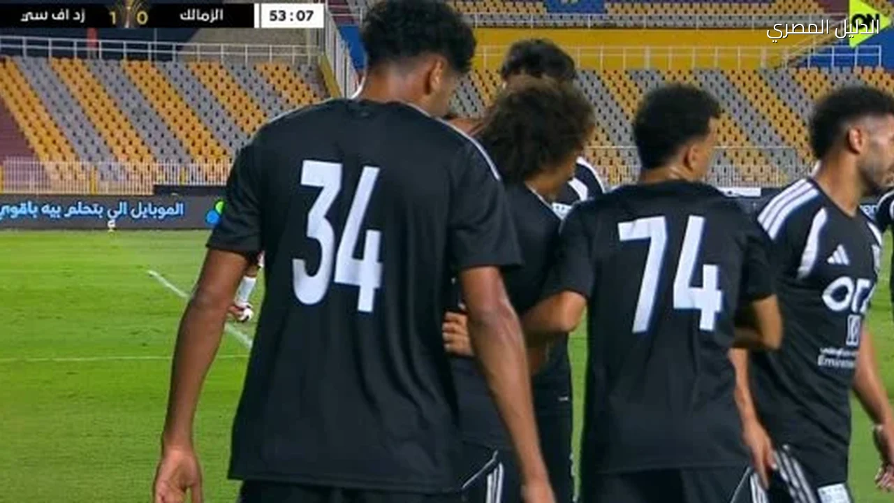 أحمد عاطف يسجل هدفين لـ زد في دقيقتين أمام الزمالك