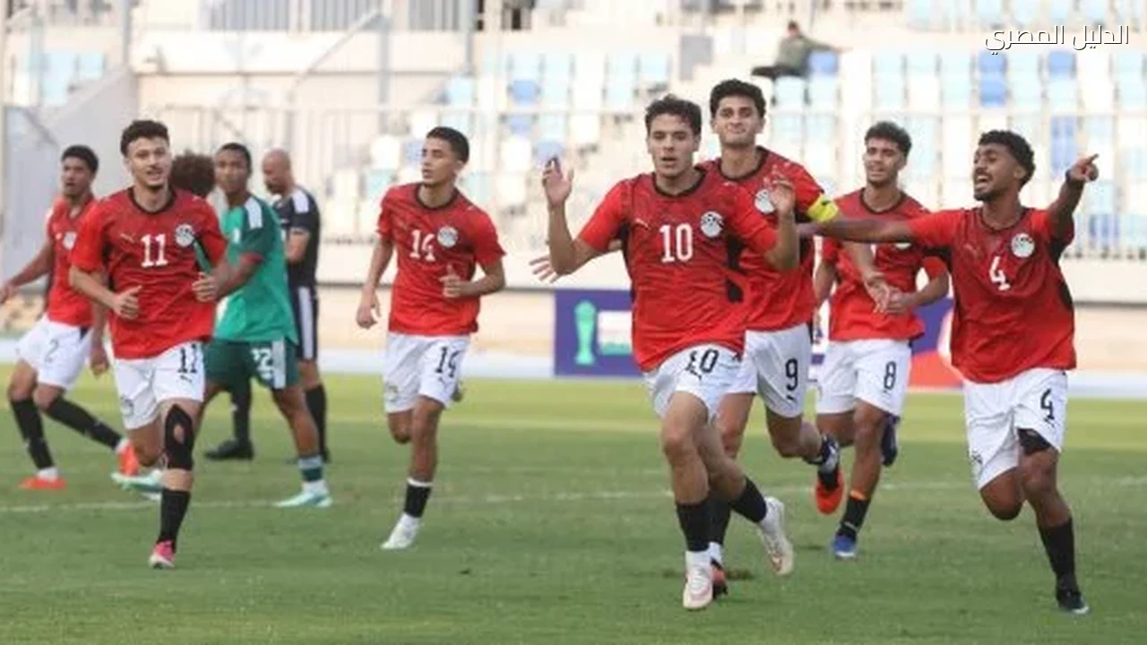 أنس رشدى يضيف الهدف الثانى لمنتخب الشباب أمام الجزائر