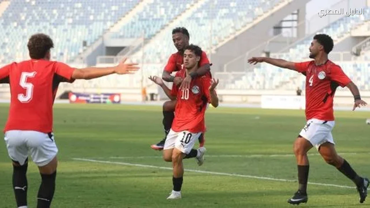 أهداف وملخص فوز منتخب الشباب على الجزائر بهدفين