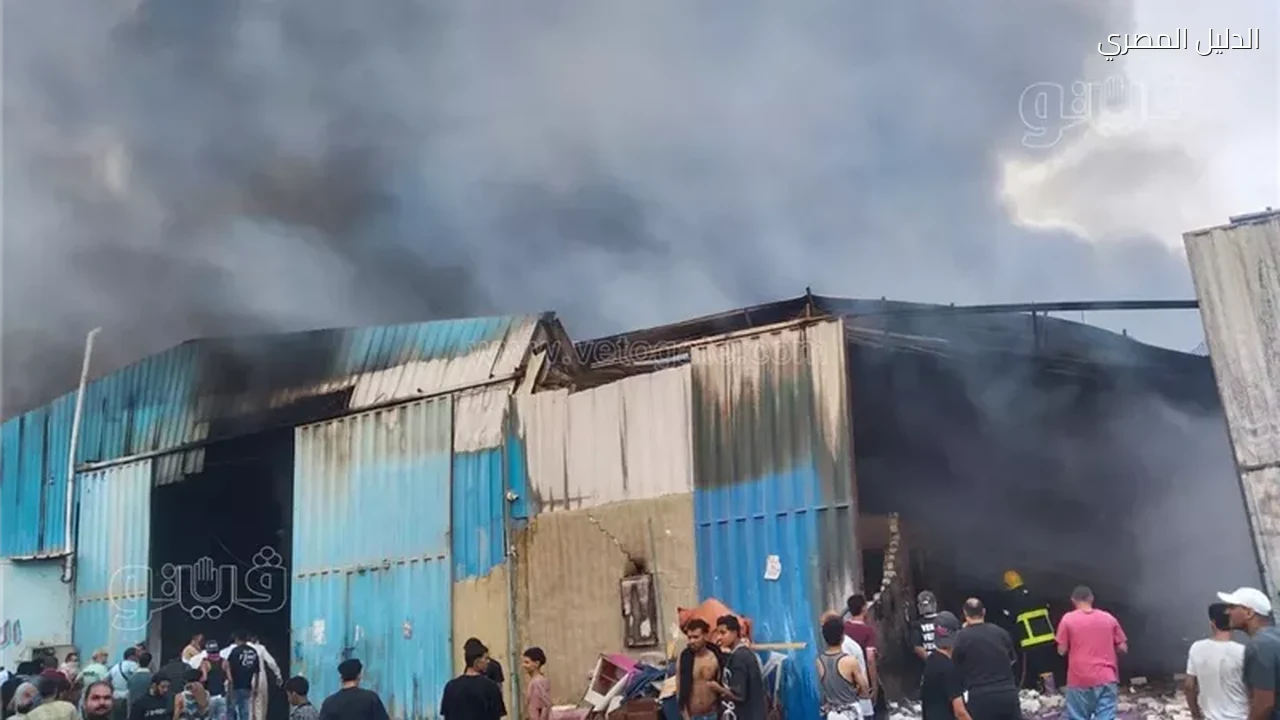 حريق هنجرين بمؤسسة الزكاة يثير استنفار الحماية المدنية