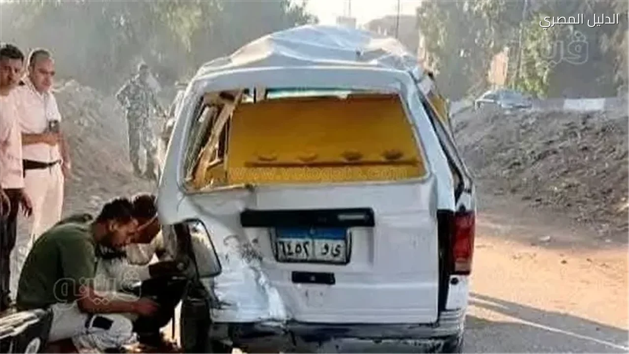 حوادث وقضايا إصابة 4 تلاميذ وسيدة في تصادم بطريق بلبيس