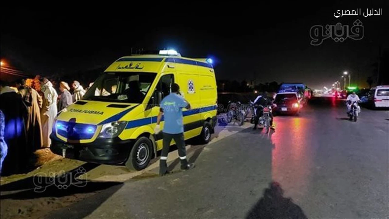 إصابة 4 أشخاص في حادث تصادم بطريق شنرة البحرية السنطة بالغربية