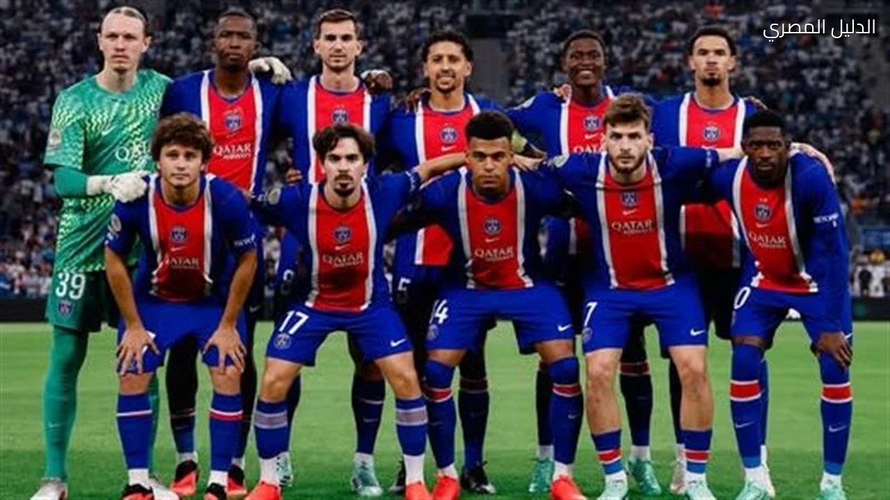 الدوري الفرنسي التشكيل الرسمي لباريس سان جيرمان ضد لومان