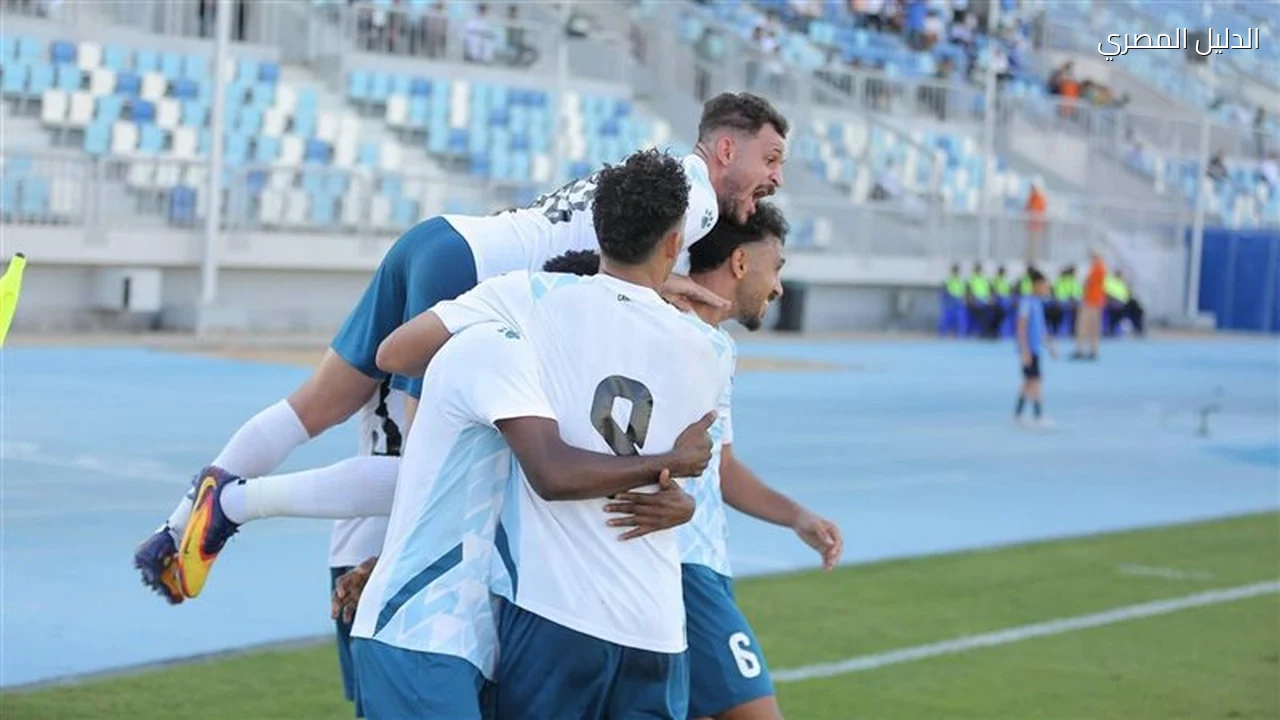 الدوري الممتاز القناة يتقدم على المصري في الشوط الأول