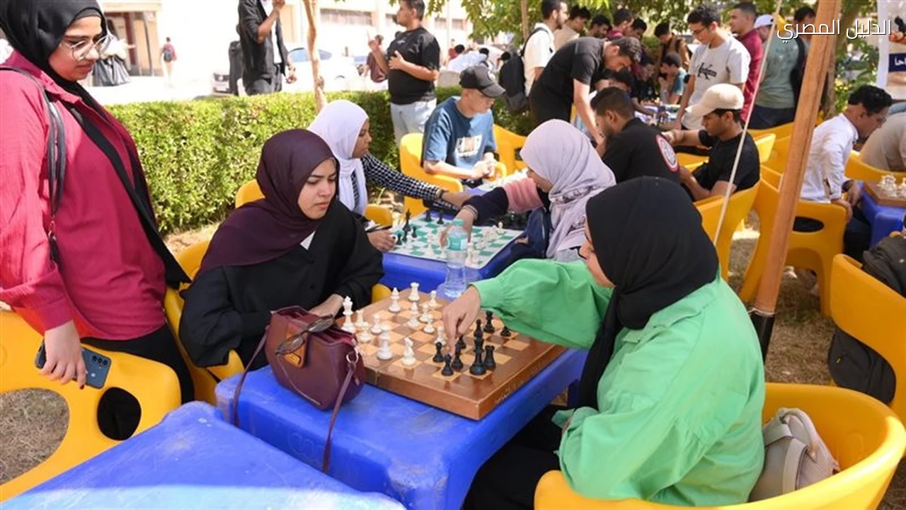 جامعة الفيوم تستضيف نهائي مسابقة الشطرنج بمشاركة 200 طالب