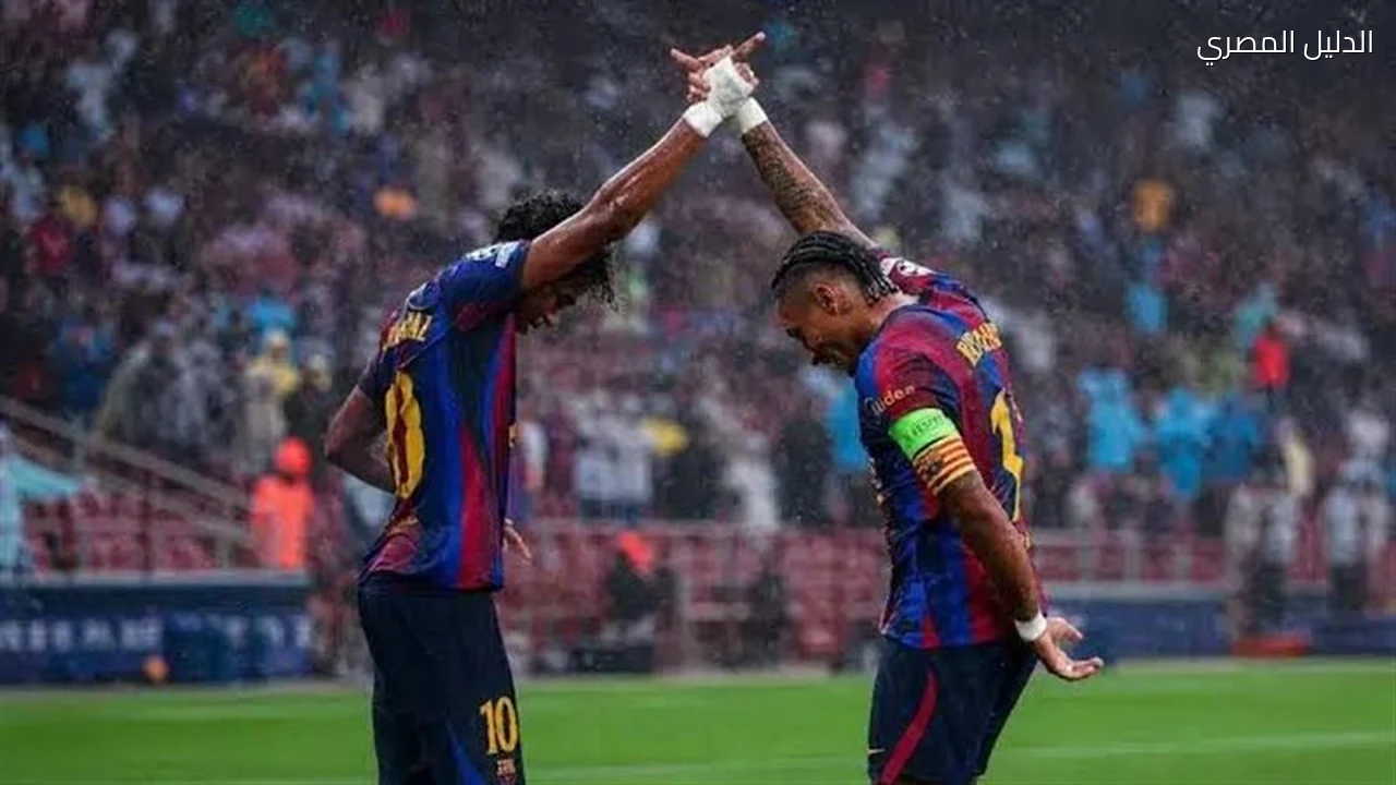 برشلونة يفوز على خيتافي بثلاثية نظيفة بمشاركة حمزة عبد الكريم