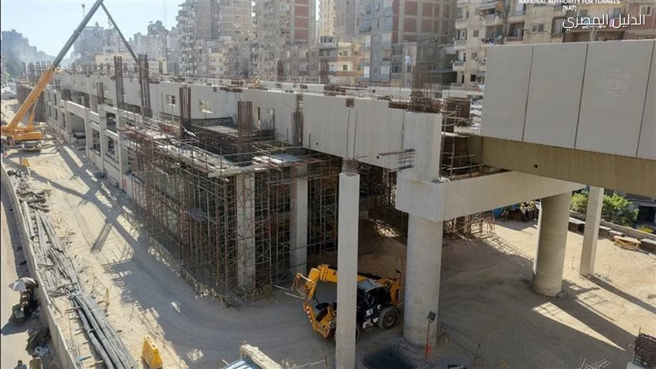 مترو الإسكندرية محطة سيدي بشر تخدم 25 ألف راكب يوميا