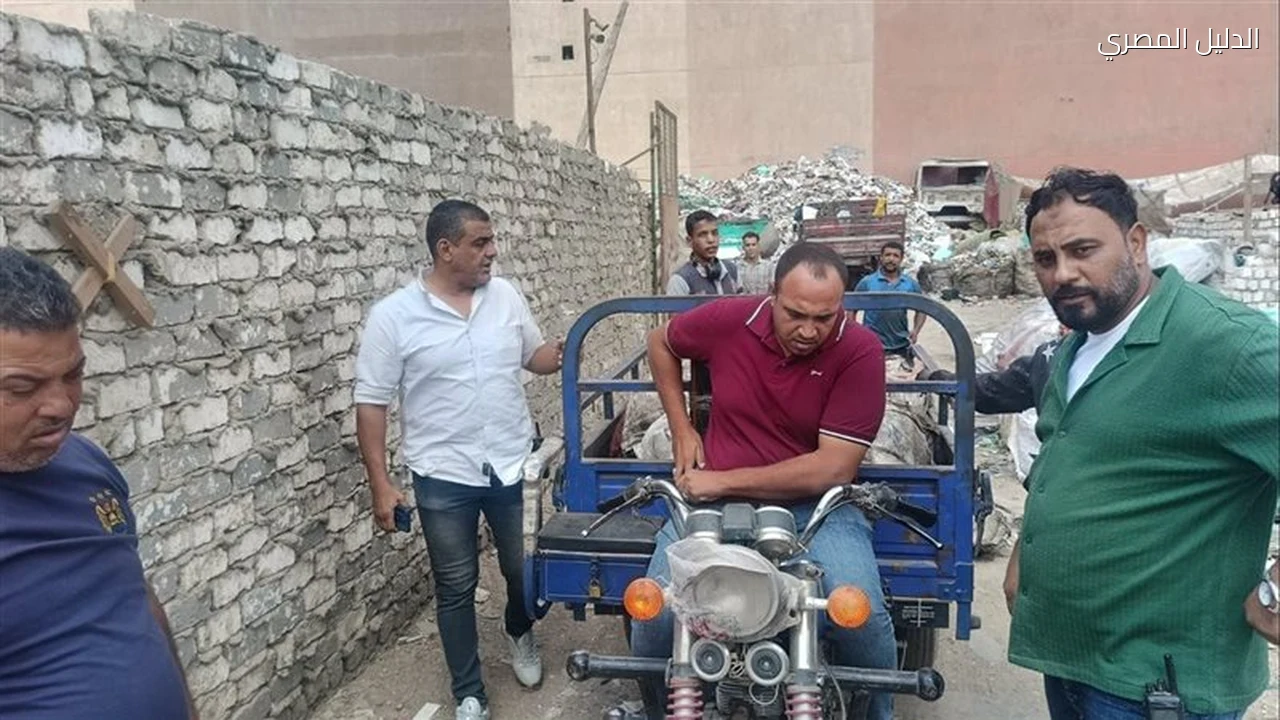 الجيزة تزيل مخازن الفرز والخردة في أوسيم والطالبية