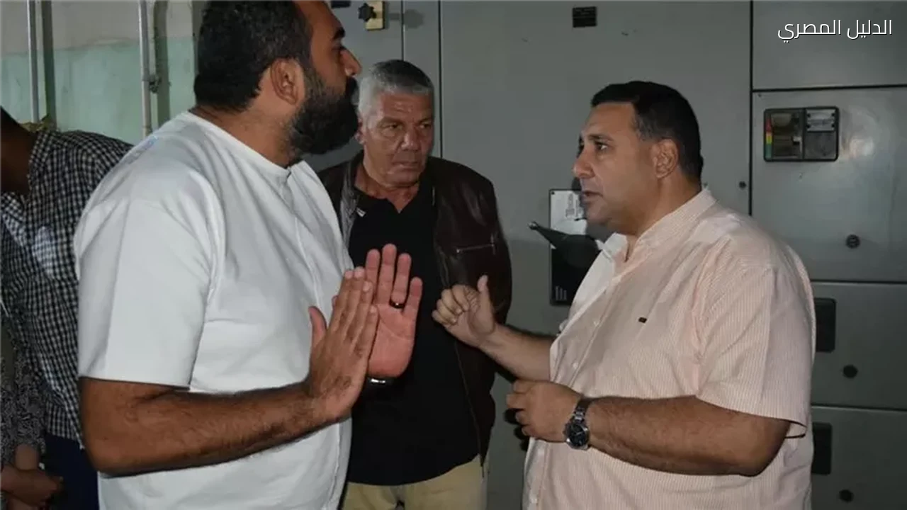 رئيس مياه القناة يتفقد محطة صرف صحي النجدة بالإسماعيلية