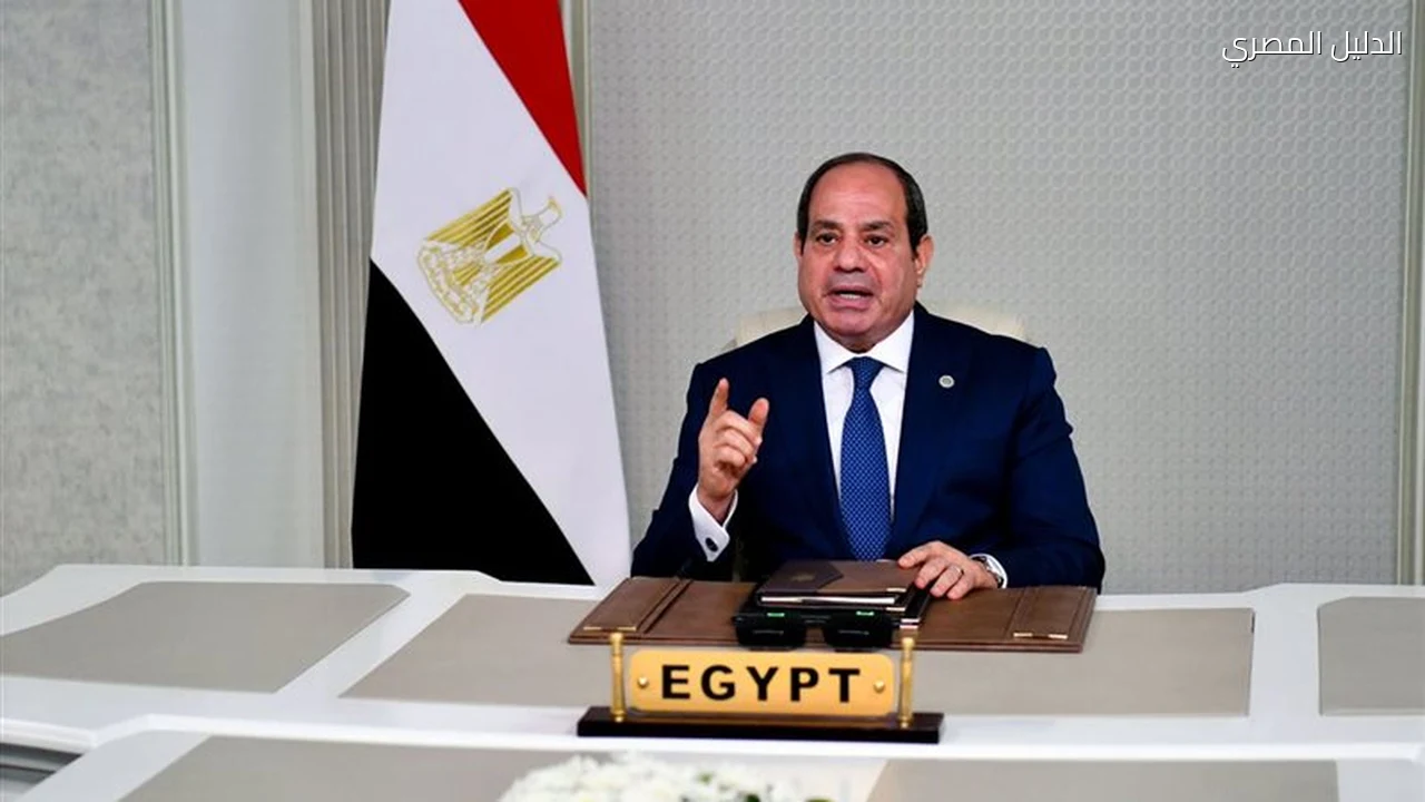 السيسي يؤكد رفض تهجير الفلسطينيين ويدعو لحل الدولتين