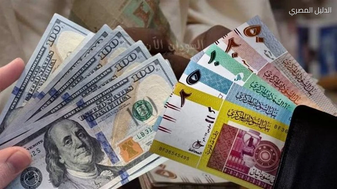 سعر الجنيه السوداني مقابل الدولار في بنك السودان المركزي