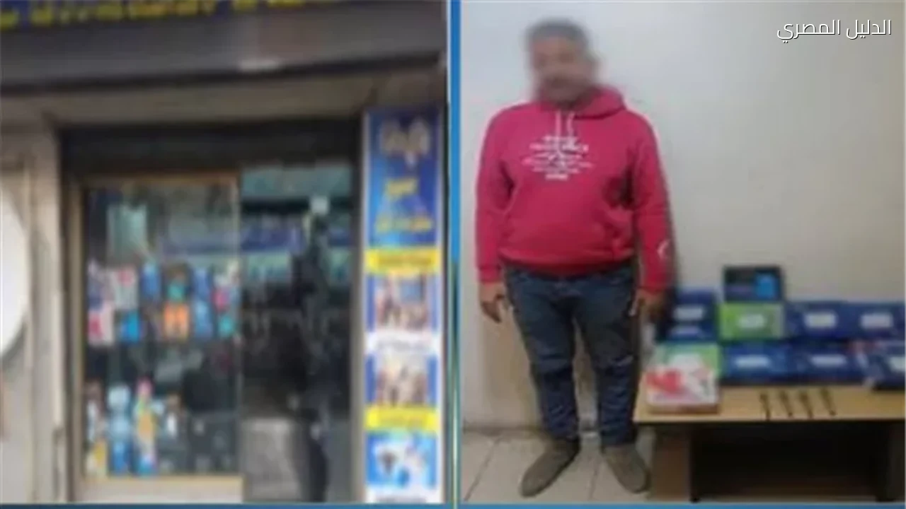 ضبط صاحب محل يبيع ريسيفرات تفك شفرات القنوات بالجيزة