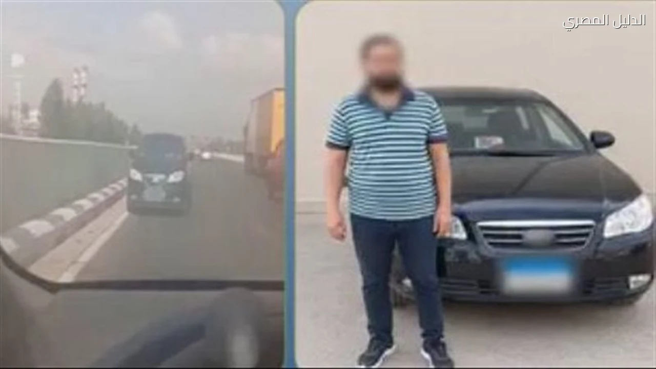 ضبط قائد سيارة ملاكي بالقليوبية لسيره عكس الاتجاه
