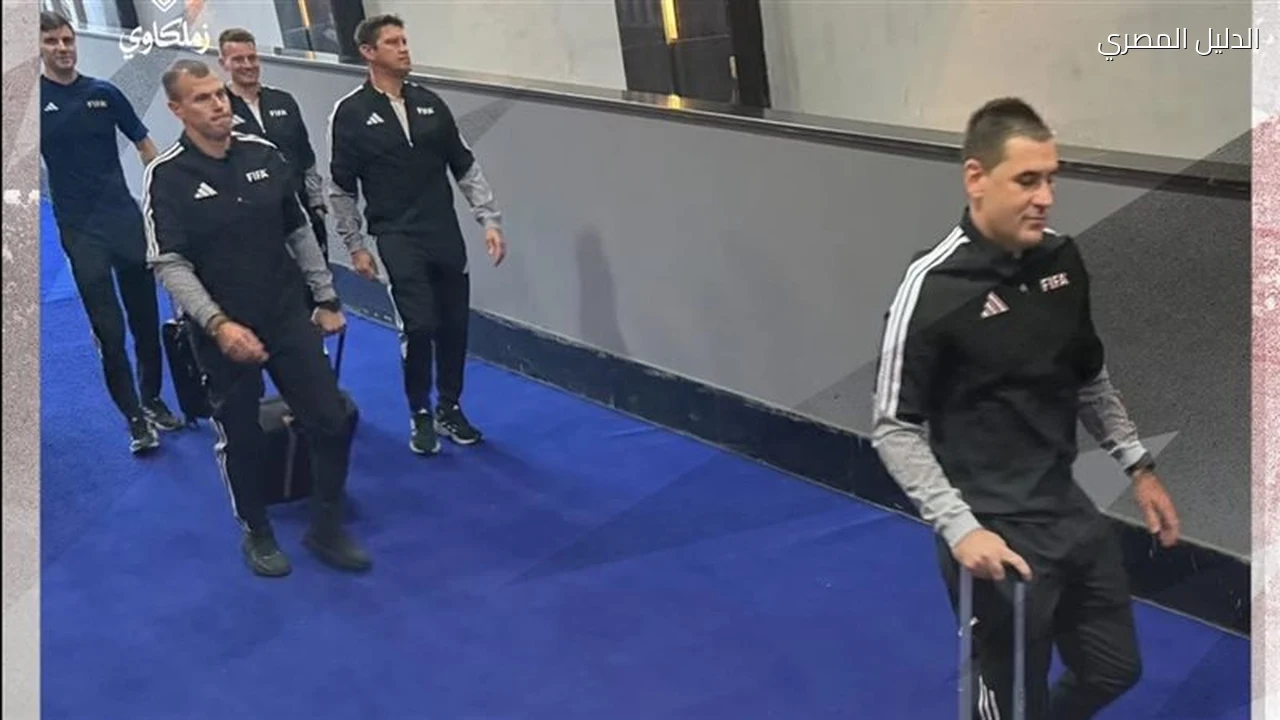 الأهلي والزمالك طاقم تحكيم القمة يصل ستاد القاهرة