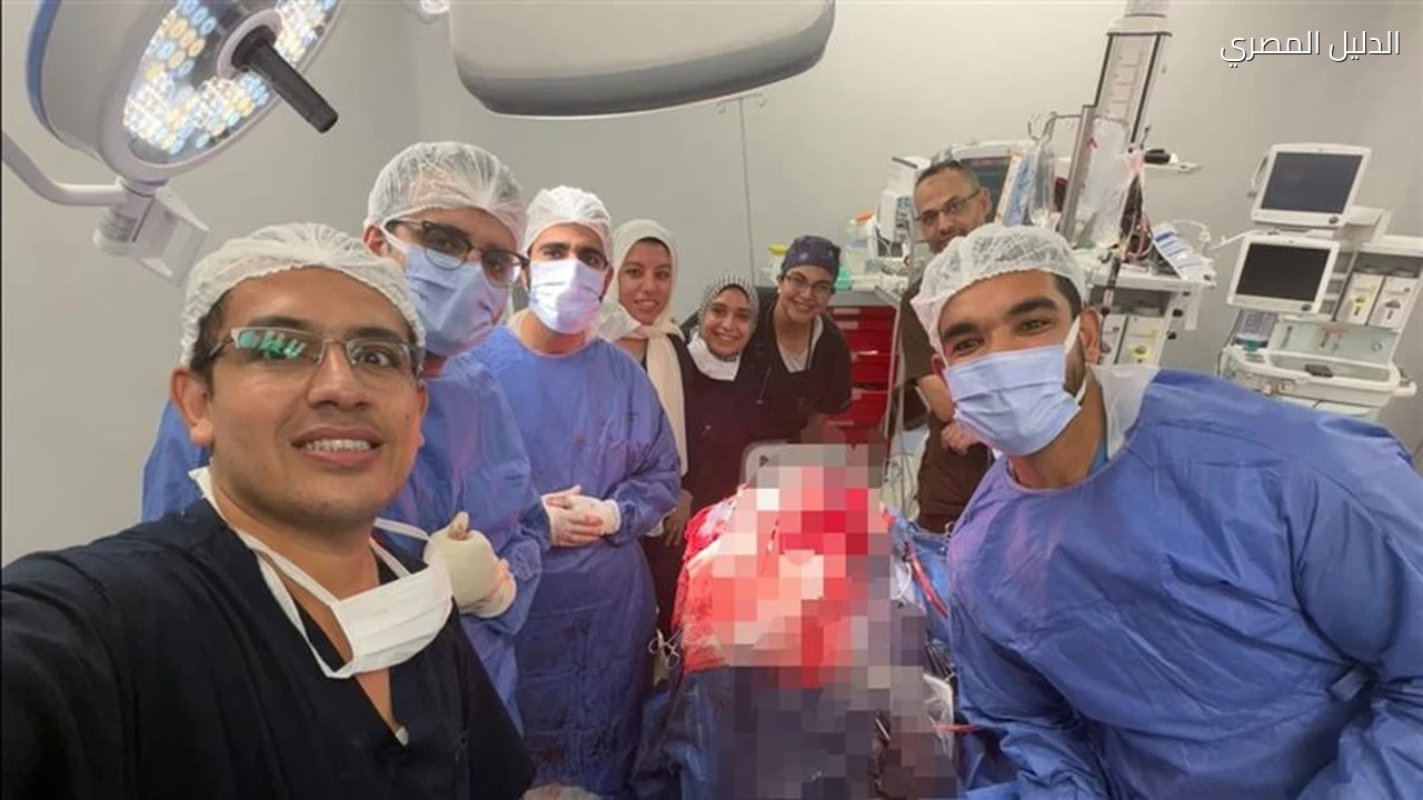 صحة وطب قصر العيني يستخرج مسمارا من جمجمة مريض