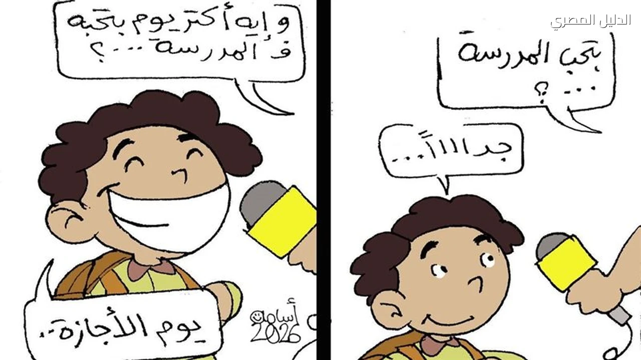 كاريكاتير فيتو لما تكون بتحب التعليم