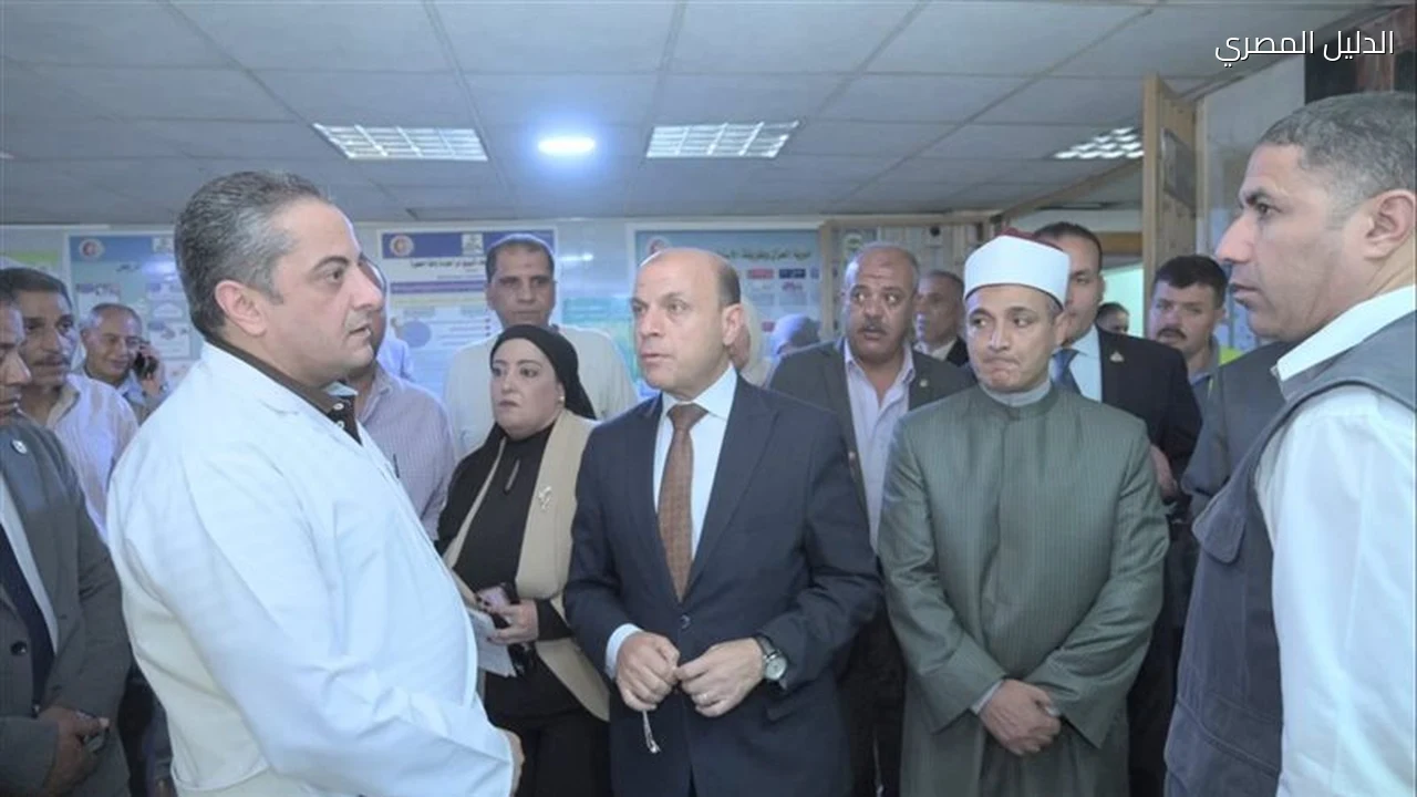 محافظ الغربية يزور مصابي حادث معهد دنوشر بالمحلة