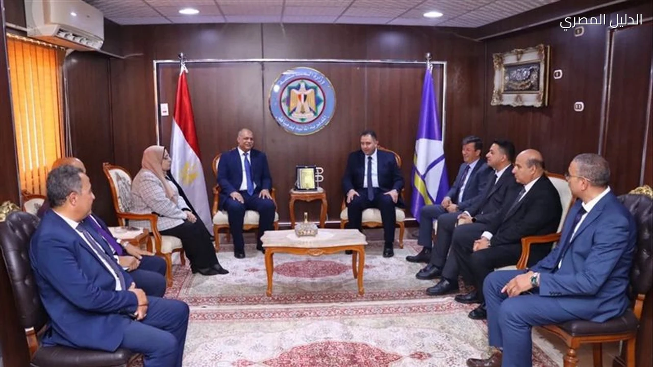 محافظ دمياط يستقبل رئيس قطاع الحسابات بوزارة المالية