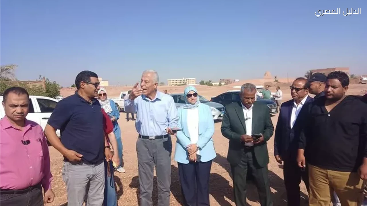 الوادي الجديد متابعة المشروعات المتعثرة في بلاط