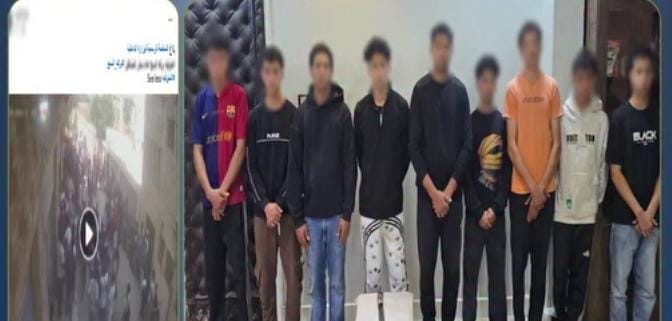 مشاجرة بين 9 طلاب بسبب المزاح أمام مركز تعليمي ببركة السبع، و<a href=