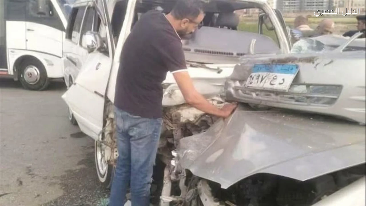 مصرع وإصابة 7 أشخاص في تصادم بالغربية