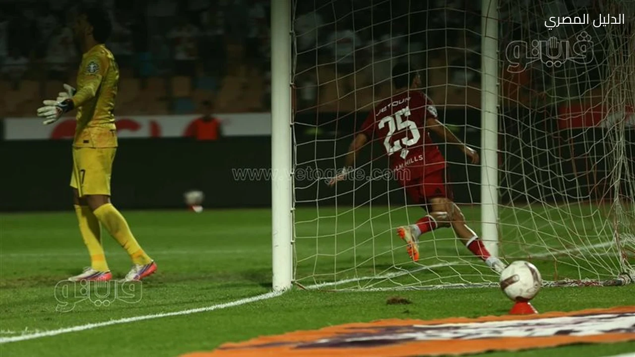 منصف بقرار يسجل أول أهدافه مع الأهلي في شباك الزمالك