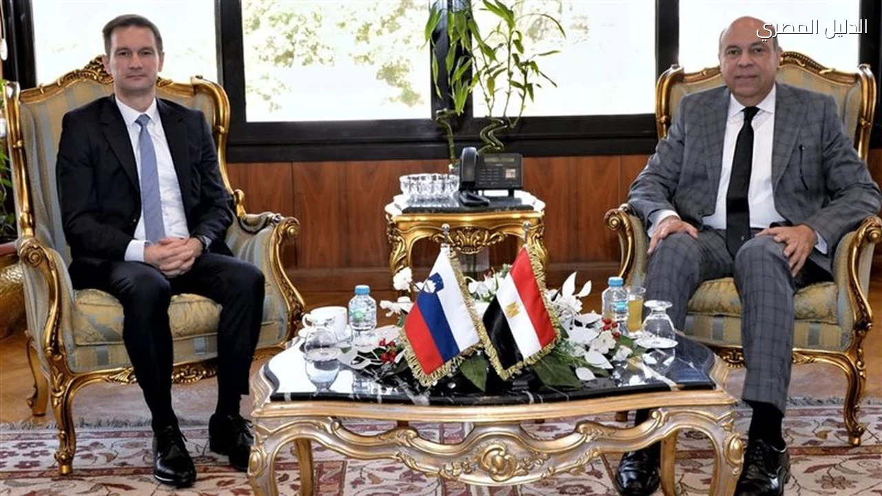 وزير الطيران يبحث مع السفير السلوفيني تعزيز الربط الجوي