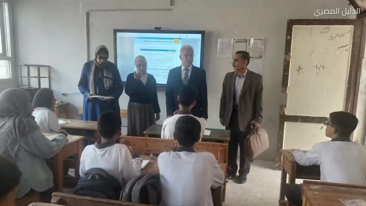 التعليم بالإسماعيلية جولة مفاجئة بمدرسة المستقبل بأبو صوير
