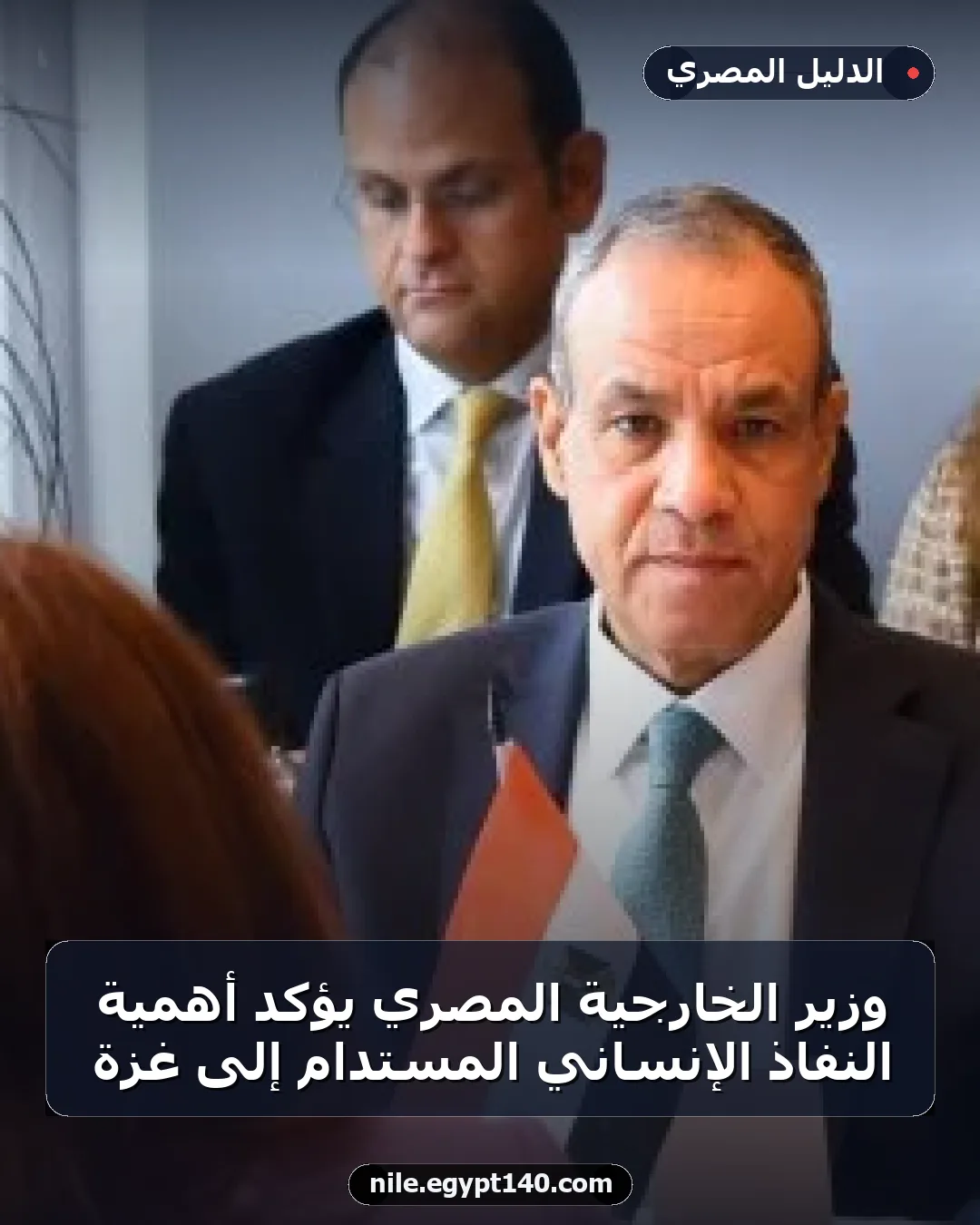 وزير الخارجية المصري يؤكد أهمية النفاذ الإنساني المستدام إلى غزة
