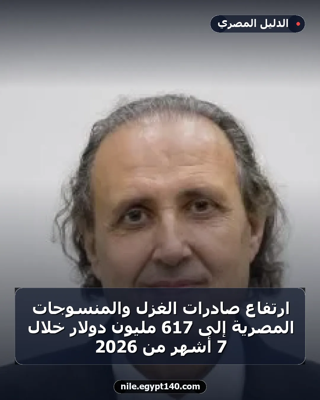 ارتفاع صادرات الغزل والمنسوجات المصرية إلى 617 مليون دولار خلال 7 أشهر من 2026