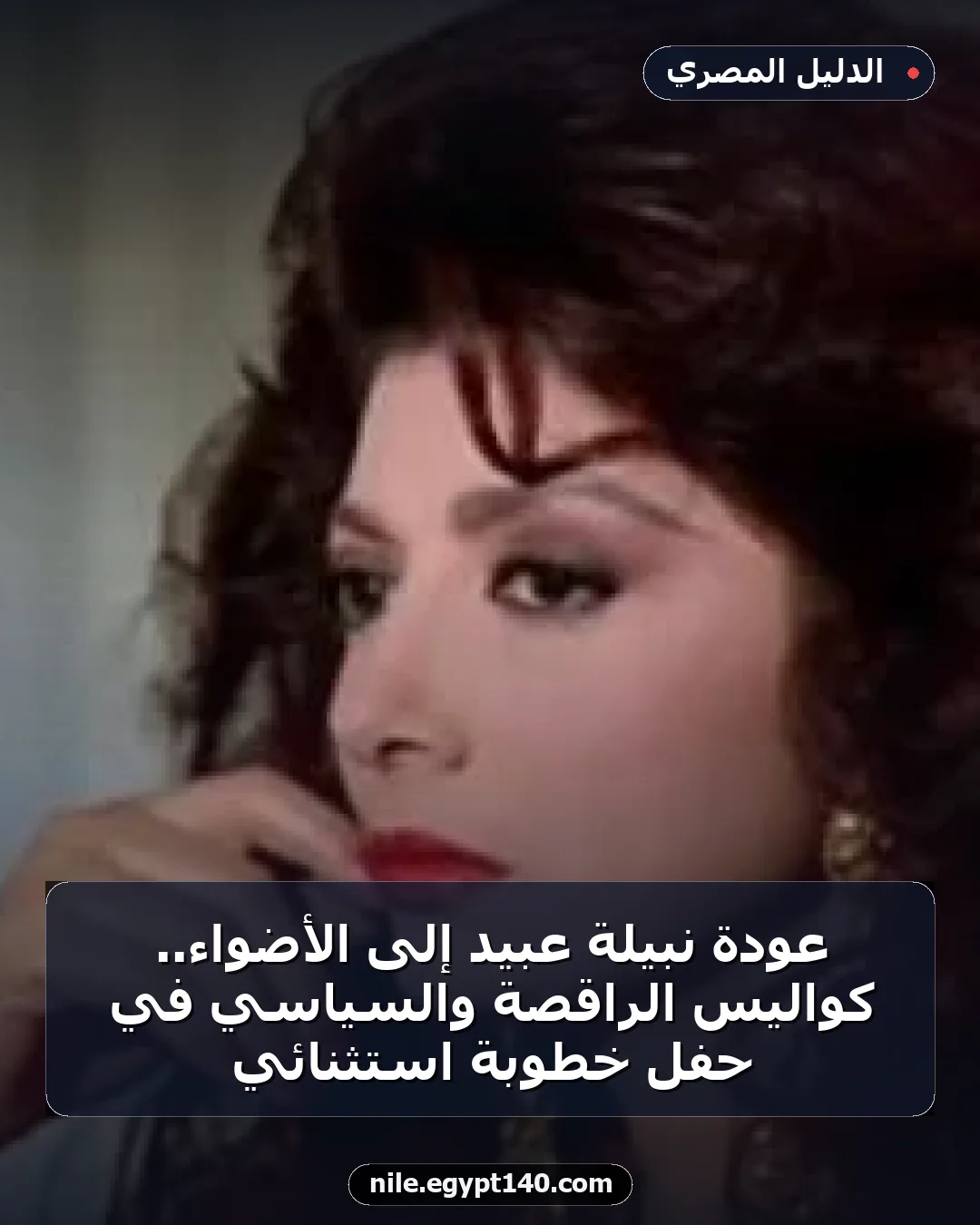 عودة نبيلة عبيد إلى الأضواء.. كواليس الراقصة والسياسي في حفل خطوبة استثنائي
