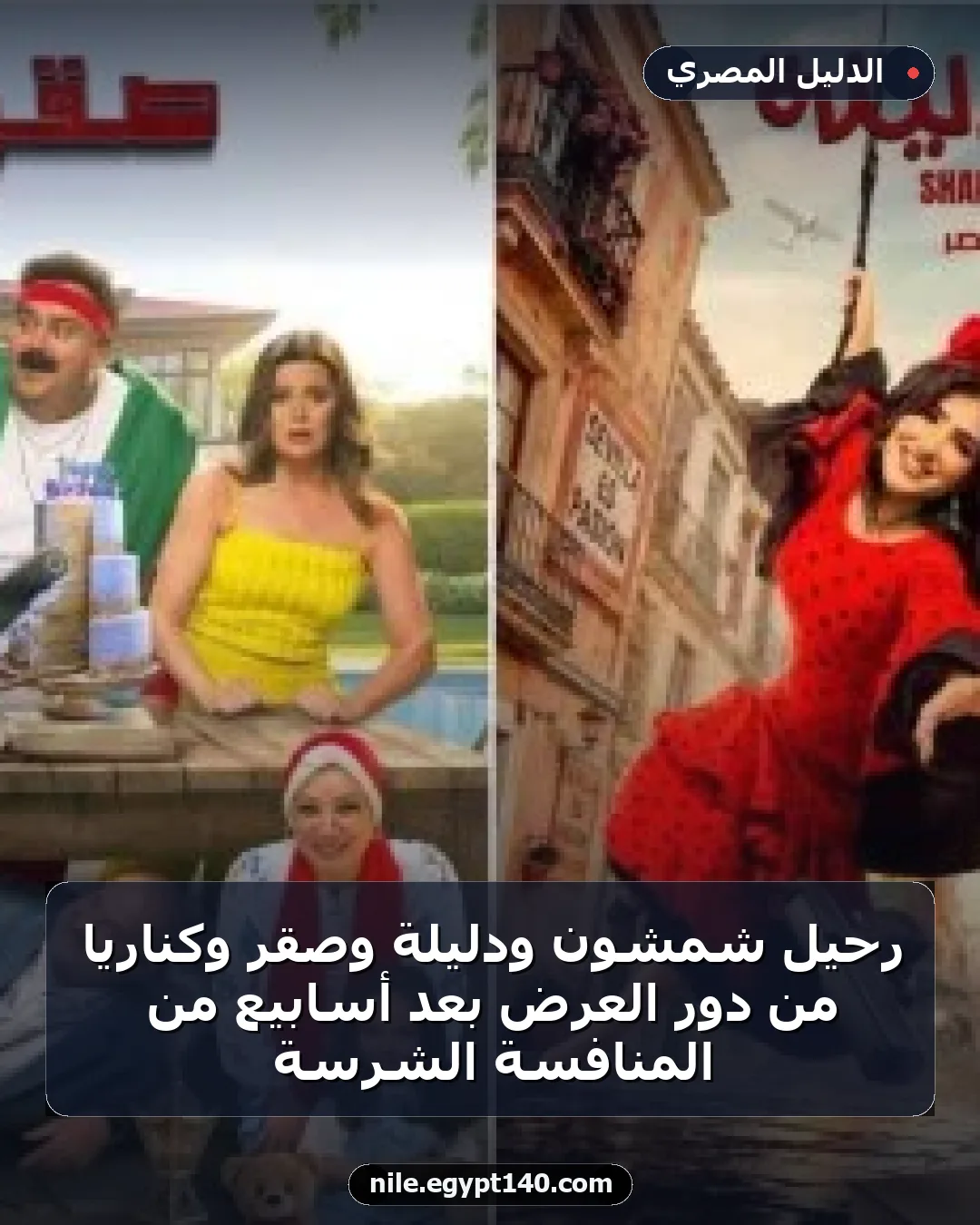 رحيل شمشون ودليلة وصقر وكناريا من دور العرض بعد أسابيع من المنافسة الشرسة