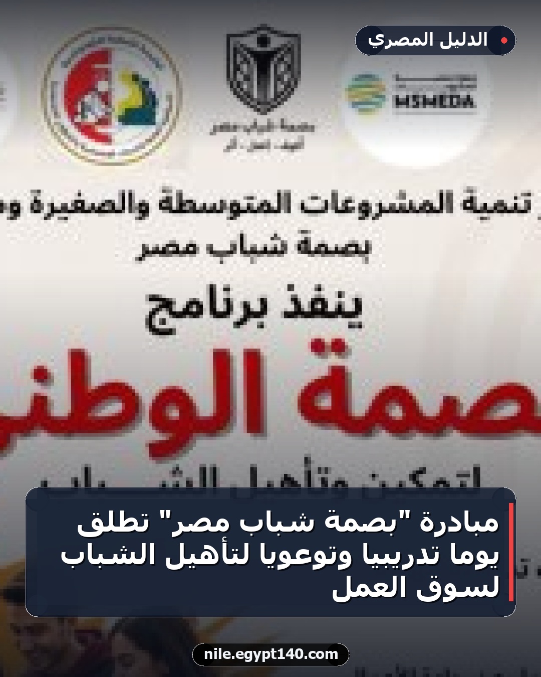 مبادرة "بصمة شباب مصر" تطلق يوماً تدريبياً وتوعوياً لتأهيل الشباب لسوق العمل