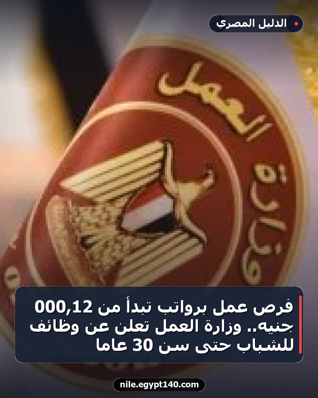 فرص عمل برواتب تبدأ من 12,000 جنيه.. وزارة العمل تعلن عن وظائف للشباب حتى سن 30 عاما