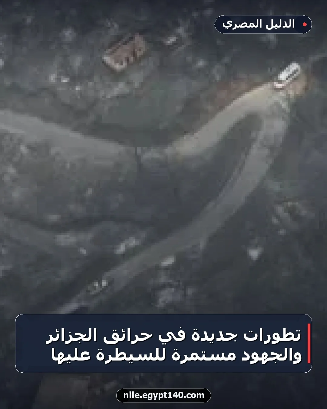 تطورات جديدة في حرائق الجزائر والجهود مستمرة للسيطرة عليها