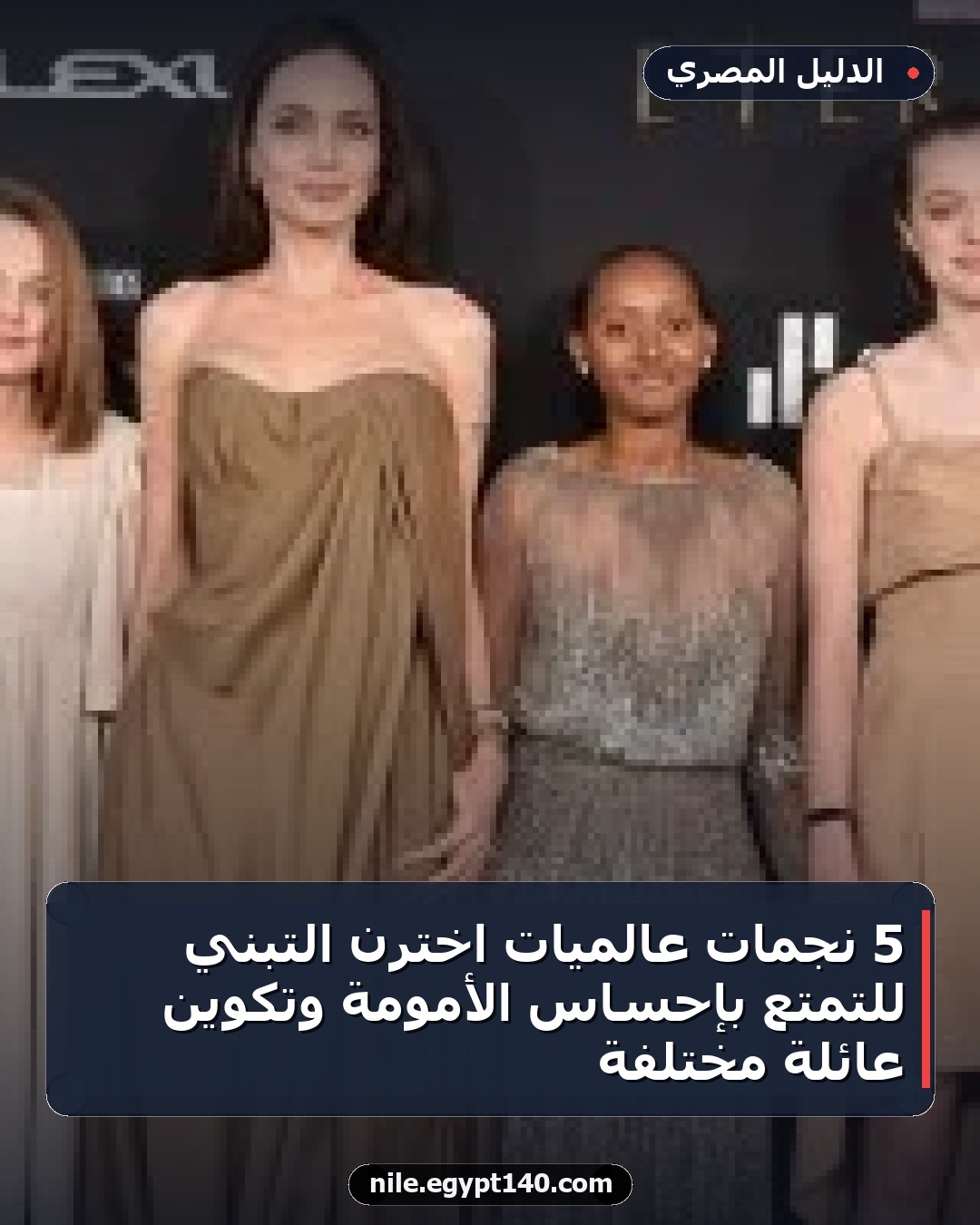 5 نجمات عالميات اخترن التبني للتمتع بإحساس الأمومة وتكوين عائلة مختلفة
