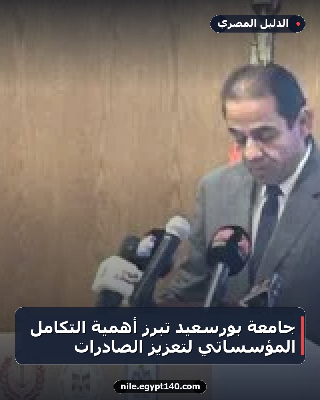 جامعة بورسعيد تبرز أهمية التكامل المؤسساتي لتعزيز الصادرات