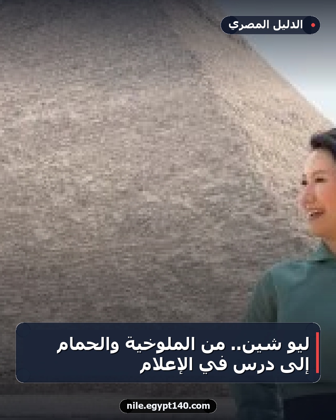 ليو شين.. من الملوخية والحمام إلى درس في الإعلام