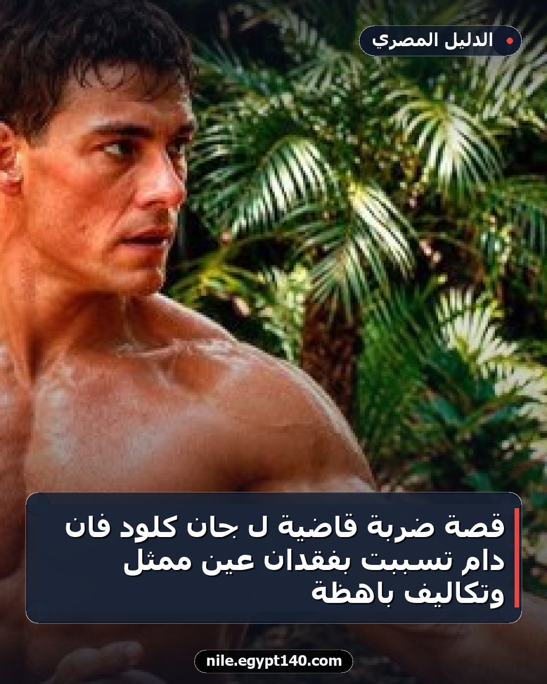 قصة ضربة قاضية لـ جان كلود فان دام تسببت بفقدان عين ممثل وتكاليف باهظة