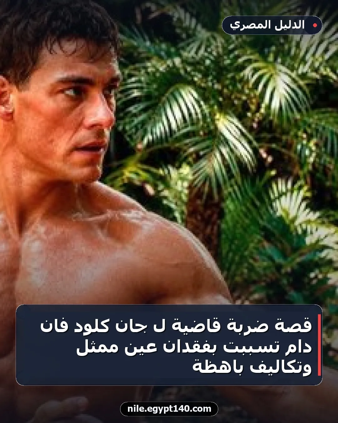 قصة ضربة قاضية لـ جان كلود فان دام تسببت بفقدان عين ممثل وتكاليف باهظة