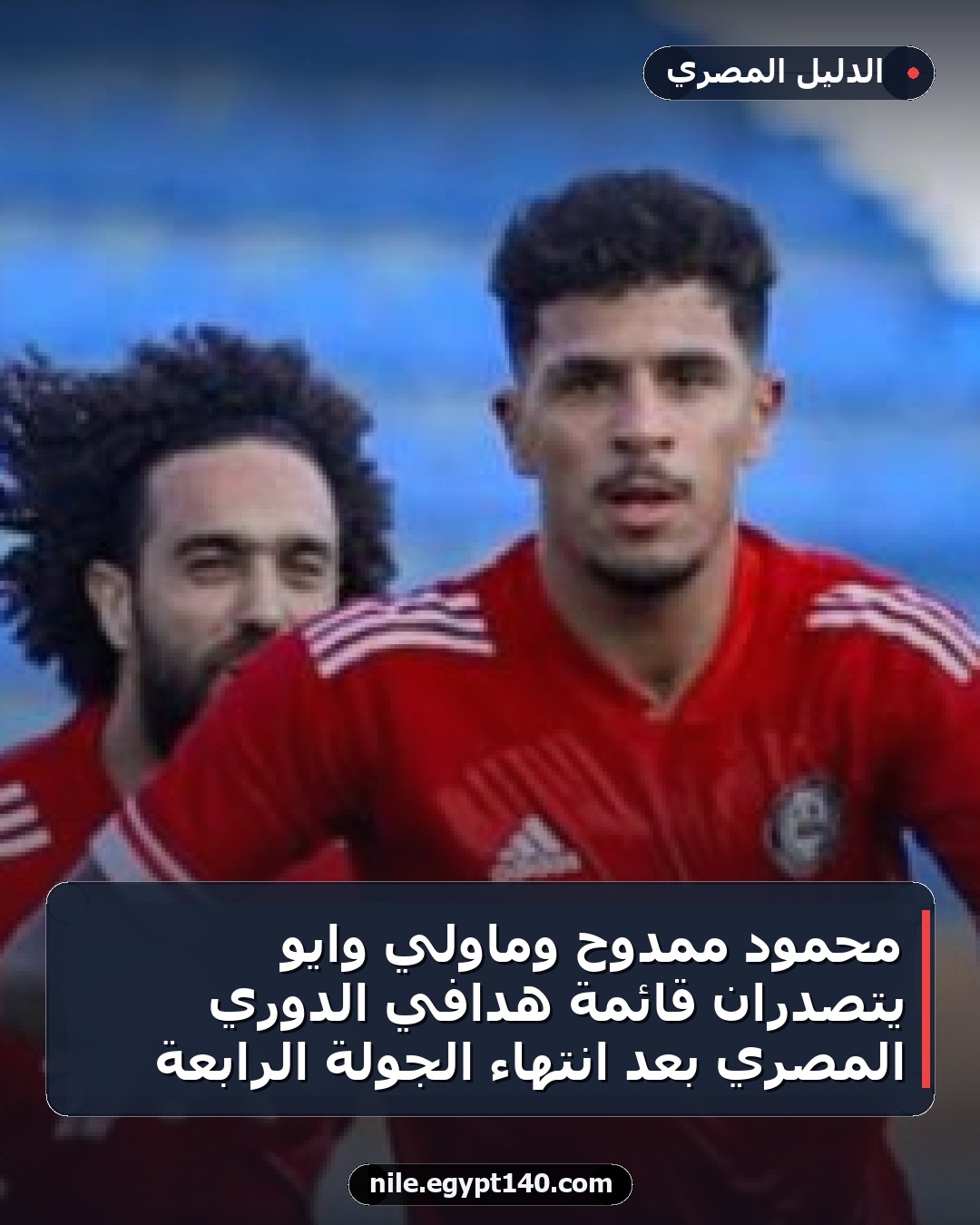 محمود ممدوح وماولي وايو يتصدران قائمة هدافي الدوري المصري بعد انتهاء الجولة الرابعة