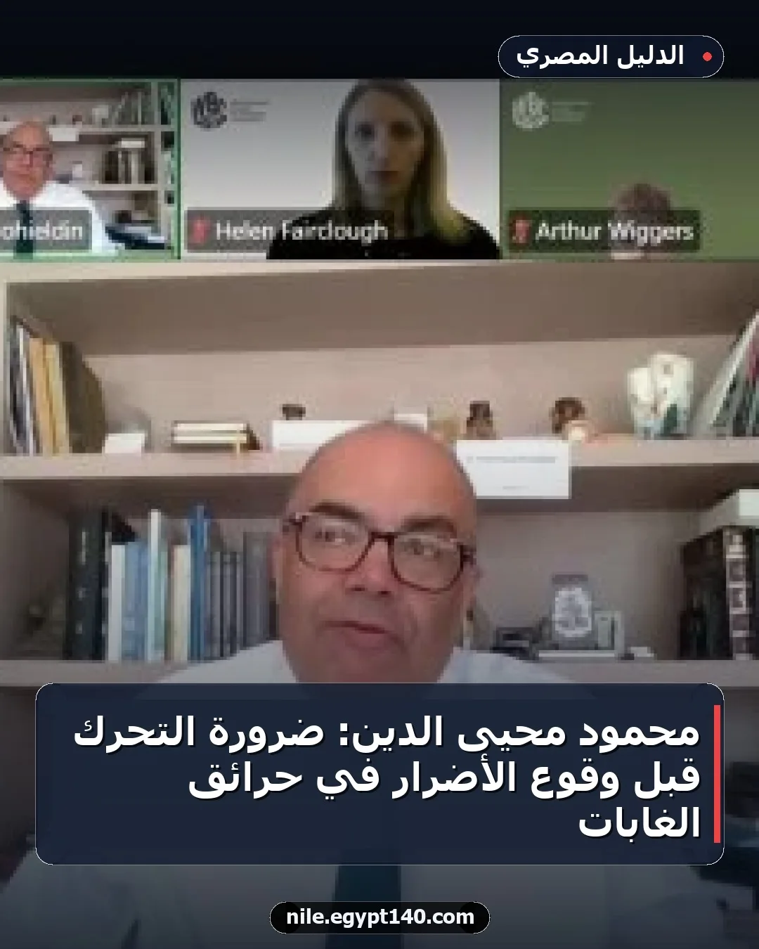 محمود محيى الدين: ضرورة التحرك قبل وقوع الأضرار في حرائق الغابات