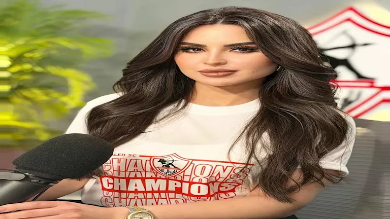 احتفال زوجة محمد عواد بتتويج الزمالك بالدوري