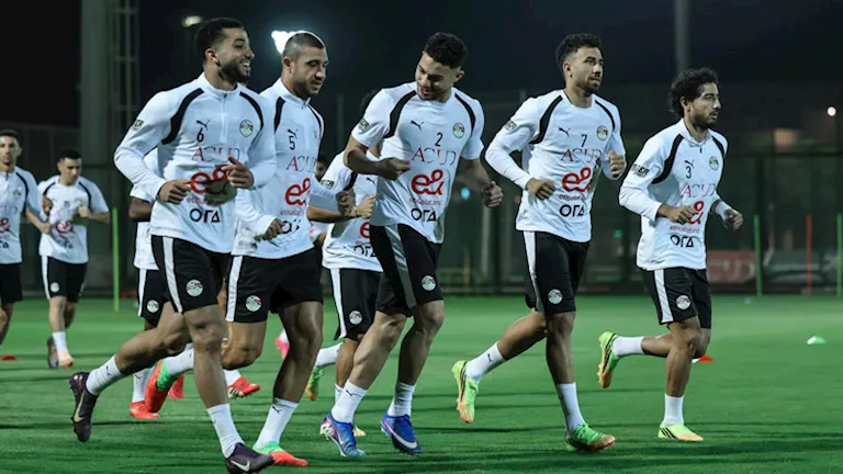 مران منتخب مصر قبل ودية روسيا: 25 صورة توثق الاستعدادات