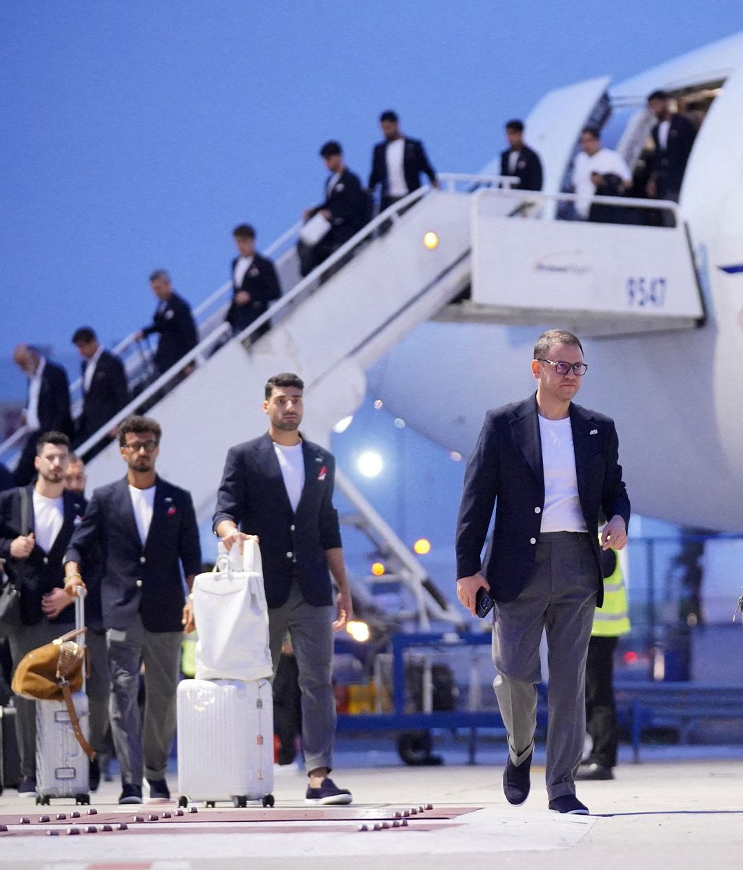 وصول منتخب ايران إلى المكسيك (4) وصول منتخب ايران إلى المكسيك (4)