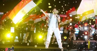 تامر حسني يعبر عن سعادته بالمشاركة في احتفالية Fan Zone ويدعم منتخبنا الوطني
