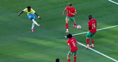 تعادل مثير بين البرازيل والمغرب 1 – 1 في الشوط الأول